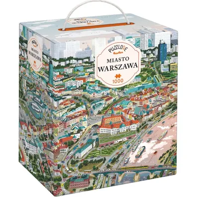 Puzzle Puzzlove CzuCzu 1000 el. Miasto Warszawa Bright Junior Media