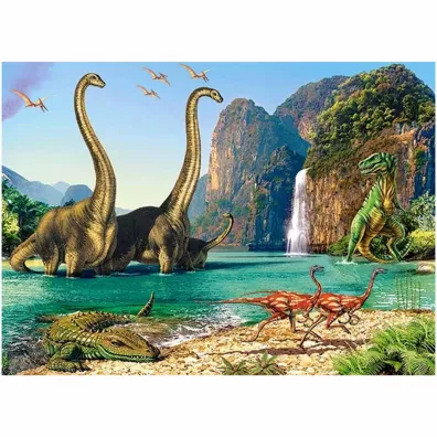 Puzzle 60 el. wiat dinozaurw Castorland