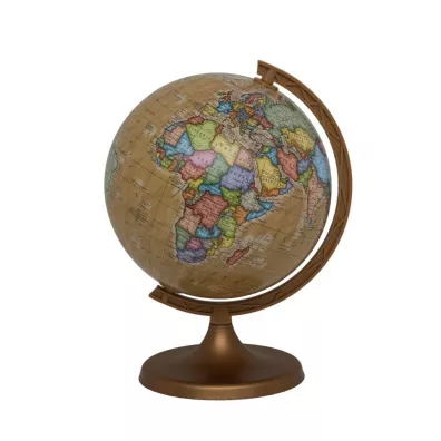 Globus polityczny retro 16cm