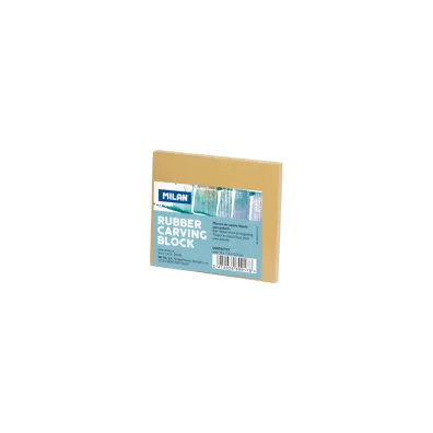 Milan Gumowy blok do linorytu ma�y 9 x 7.8 cm