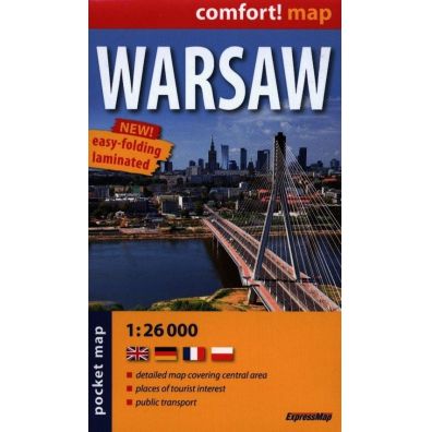 Warsaw pocked map 1:26 000