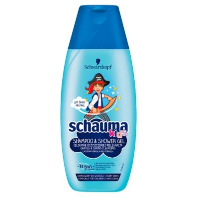 Schauma Kids Shower Gel and Shampoo szampon i żel pod prysznic do włosów i skóry dzieci 250 ml