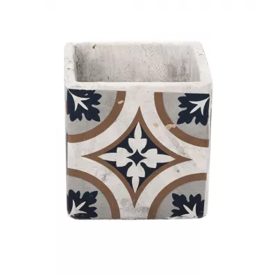 Esschert Design Betonowa doniczka Azulejos 11cm