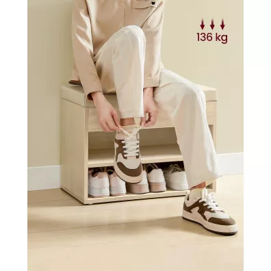 Songmics Beowa szafka na buty ze schowkiem