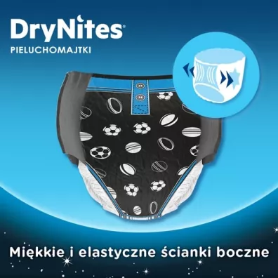 Huggies Pieluchomajtki na noc 8-13 lat DRYNITES Boy (30-48 kg) 9 szt.