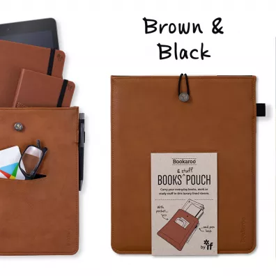 If Bookaroo Books & Stuff - etui na ksi��k� br�zowe
