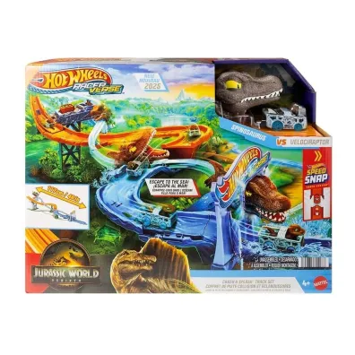 Hot Wheels. Raceverse Jurassic World Crash&Splash Mattel