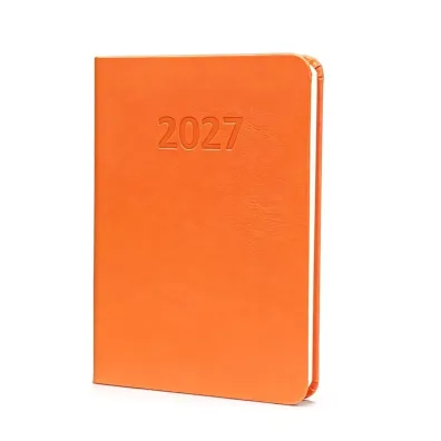 Kalendarz 2027 A6 Prestige Tygodniowy Pomara�czowy