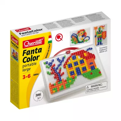 Mozaika Fantacolor Portable Large Domek 300 elementw Quercetti