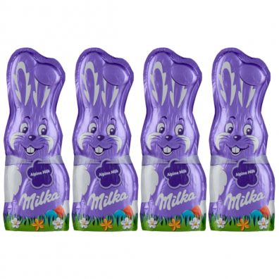 Milka Zajc z czekolady mlecznej Zestaw 4 x 45 g