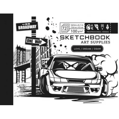 Fresh Szkicownik tektura 14.8 x 10.5 cm 72 kartki