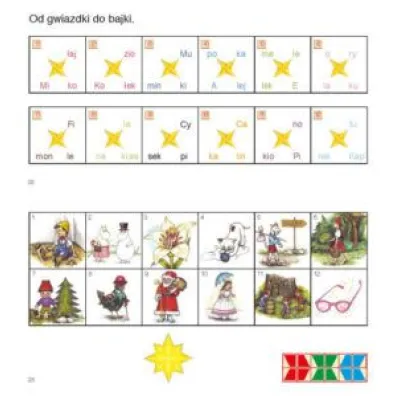 PUS Od gwiazdki do bajki Zabawy i �wiczenia sylabowe cz�� 2