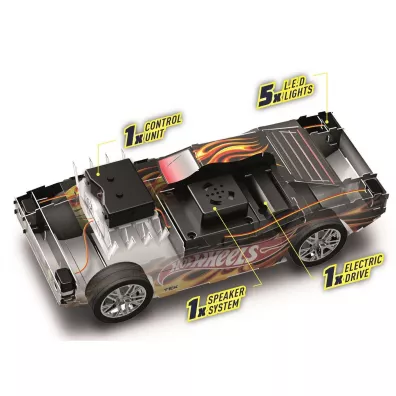 Hot Wheels Dodge zestaw kreatywny �wiat�o/d�wi�k  BTHW-ME1 Bladez