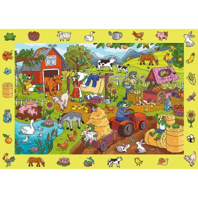 Puzzle obserwacyjne 24 el. Spy Guy Farma Trefl
