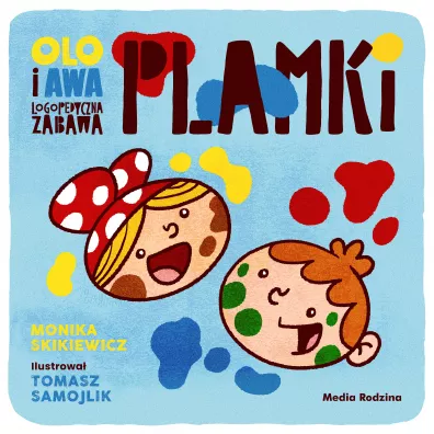 Olo i Awa. Logopedyczna zabawa. Plamki - Monika  Skikiewicz