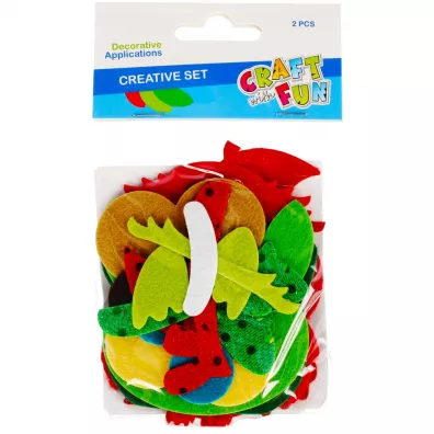 Craft with Fun Zestaw kreatywny filcowy Sowa 480011