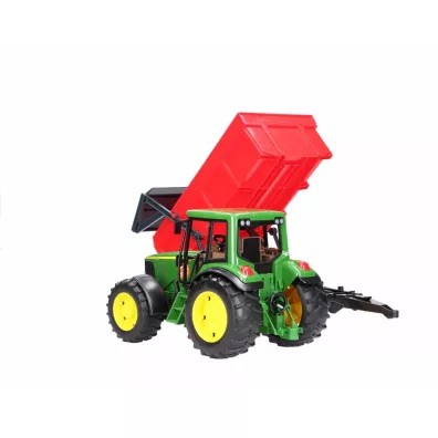 Traktor John Deere 6920 z czerwon przyczep wywrotk 02057 Bruder