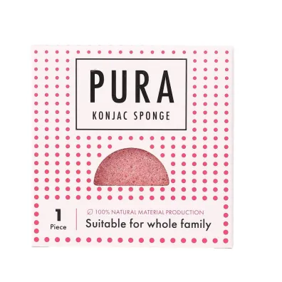 Sister Young Pura Konjac Sponge g�bka do mycia twarzy Konjac Pink