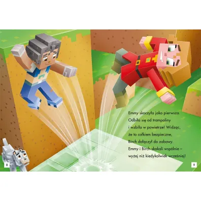 Podniebna przygoda. Minecraft. Tryb czytania