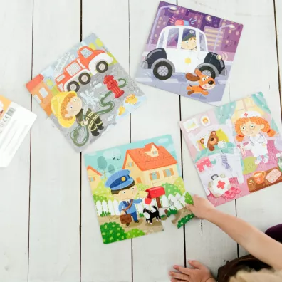 Puzzle 4w1 - Moje Zawody (12+16+20+24 el.) Dodo