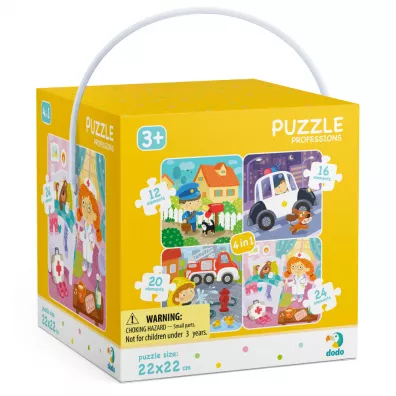 Puzzle 4w1 - Moje Zawody (12+16+20+24 el.) Dodo