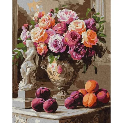Ideyka Malowanie po numerach - Eleganckie r�e 40x50cm