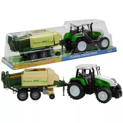 Traktor z przyczep� 65cm LeanToys