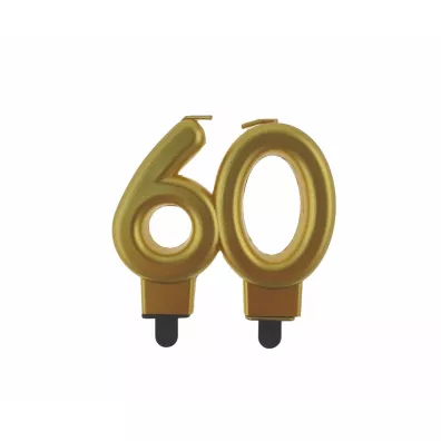 Godan �wieczka 60 Urodziny metaliczna B&C 8cm