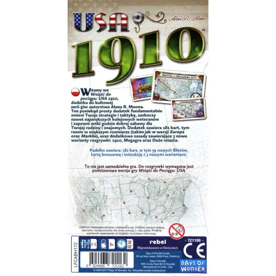 Wsi��� do Poci�gu. USA 1910