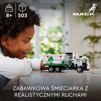 LEGO Technic �mieciarka Mack® LR Electric 42167