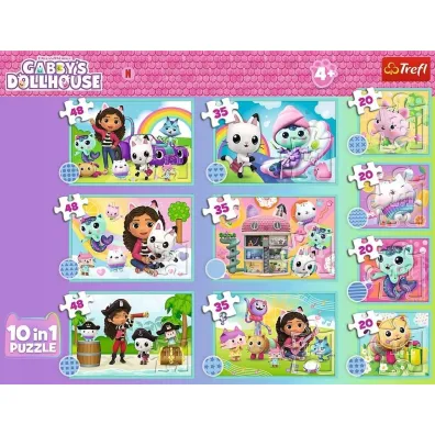 Puzzle 10w1 Gabby i jej �wiat TREFL