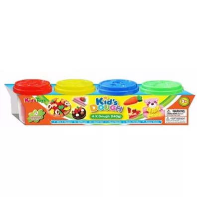 Masa plastyczna 140g 4 kolory Trifox