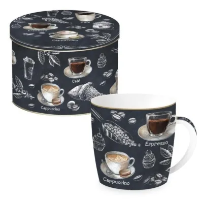 Easy Life Kubek porcelanowy w ozdobnej puszce 350ml