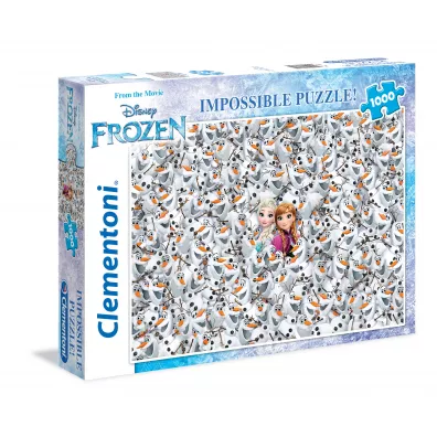 Puzzle 1000 el. Impossible Frozen 39360 Clementoni