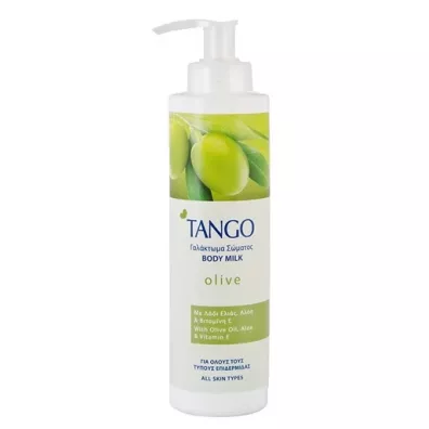 Tango Nawilajce mleczko do rk i ciaa na bazie oliwy z oliwek, aloesu oraz witaminy E 250 ml