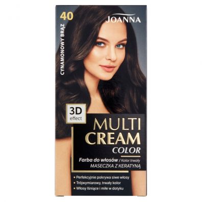Joanna Multi Cream Color farba do wosw 40 Cynamonowy Brz