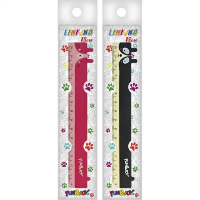 Titanum Linijka zwierz�tka 15 cm FUN&JOY