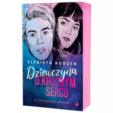 Dziewczyna o kruchym sercu (barwione brzegi)