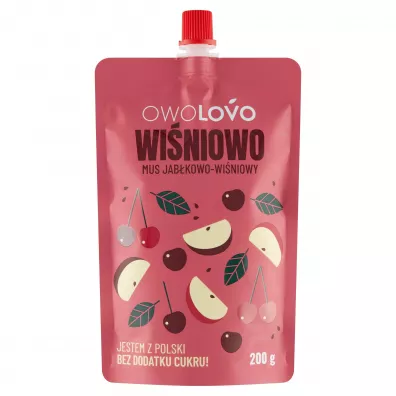 Owolovo Mus jabkowo-winiowy Winiowo 200 g