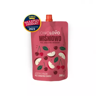 Owolovo Mus jabkowo-winiowy Winiowo 200 g