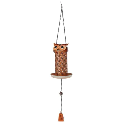 ProGarden Ozdoba ogrodowa wiszca solarna Sowa 75 cm