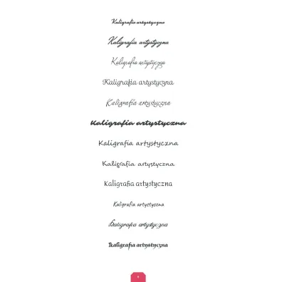 Kaligrafia artystyczna �wiczenia w pi�mie ozdobnym i w stylu retro