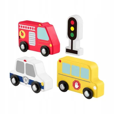 Fisher-Price. Samochody drewniane Mattel