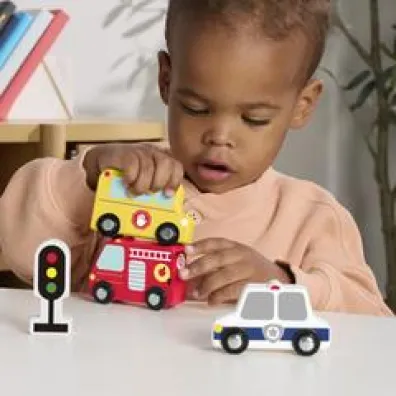 Fisher-Price. Samochody drewniane Mattel