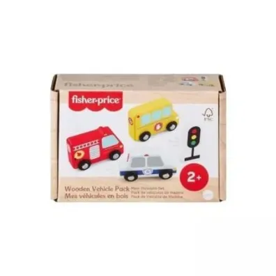 Fisher-Price. Samochody drewniane Mattel