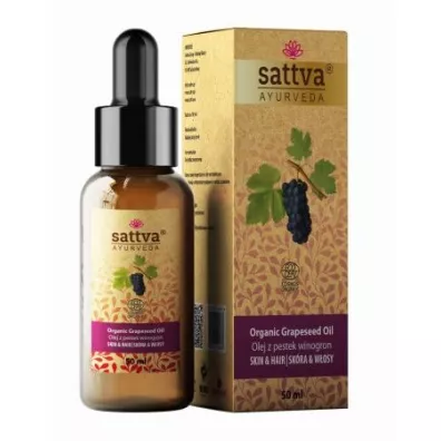 Sattva Olej do cia�a i w�os�w z pestek winogron eco 50 ml