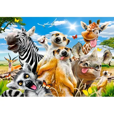 Puzzle 500 el. African Selfie Castorland