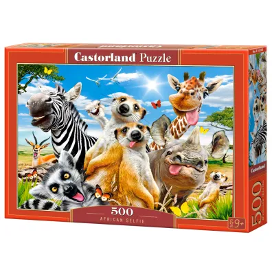 Puzzle 500 el. African Selfie Castorland