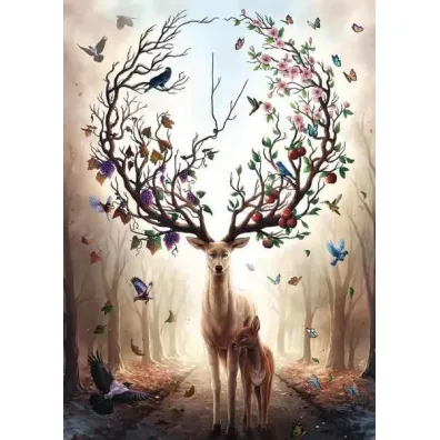 Puzzle 1000 el. Magiczny jele� Ravensburger