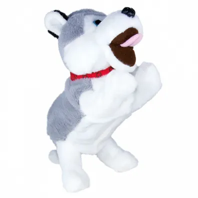 Maskotka interaktywna Figo Pies reagujcy na komendy Husky Madej